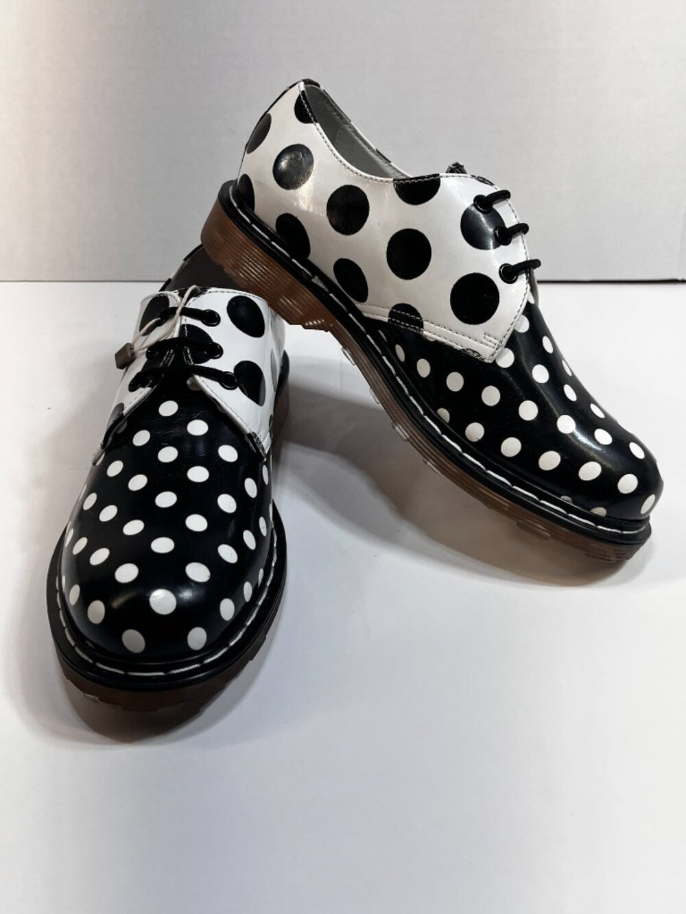 NEW ~ CULT "British Style Since 1987" Womens Shoes Polka Dots Size: 6.5/ 37